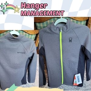 Boy's SPYDER Fleece Lined Zip Up Jacket